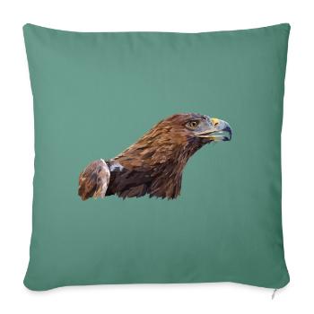Golden Eagle - Sofa pillowcase 17,3'' x 17,3'' (45 x 45 cm) - cypress green - Front