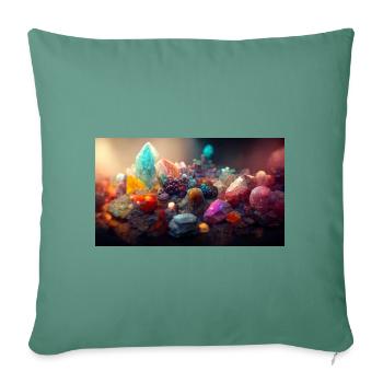 Crystal cove - Sofa pillowcase 17,3'' x 17,3'' (45 x 45 cm) - cypress green - Front