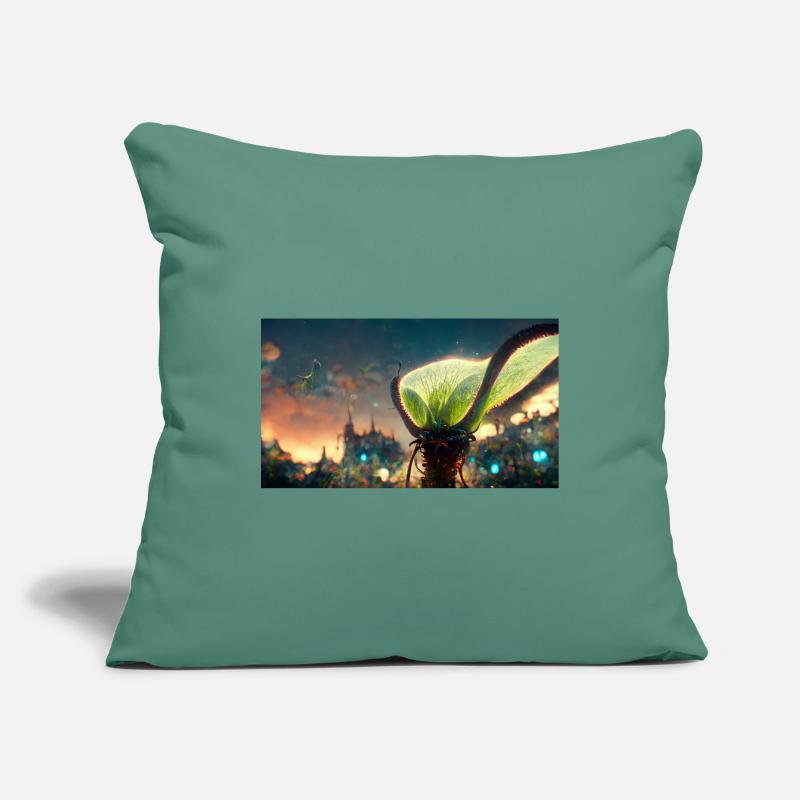Futuristic Venus flytrap Sofa pillowcase 17,3'' x 17,3'' (45 x 45 cm)