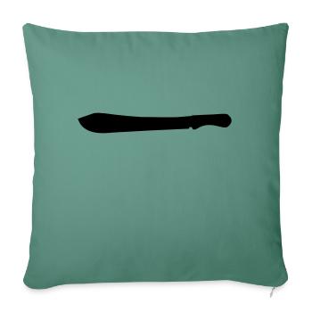 machete3 - Housse de coussin décorative 45 x 45 cm - vert sapin - Devant