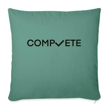 COMPLETE - Sofa pillowcase 17,3'' x 17,3'' (45 x 45 cm) - cypress green - Front