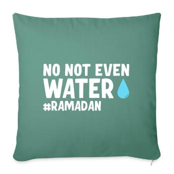 No not even water Ramadan - Sofa pillowcase 17,3'' x 17,3'' (45 x 45 cm) - cypress green - Front