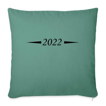 2022 - Sofa pillowcase 17,3'' x 17,3'' (45 x 45 cm) - cypress green - Front