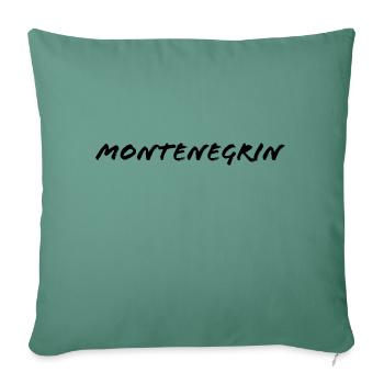 Montenegrin - Sofa pillowcase 17,3'' x 17,3'' (45 x 45 cm) - cypress green - Front