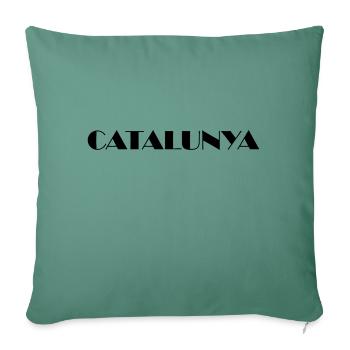Basket-ball - Housse de coussin décorative 45 x 45 cm - vert sapin - Devant
