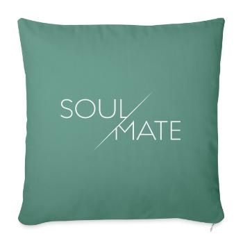 SoulMate - soul mate - Sofa pillowcase 17,3'' x 17,3'' (45 x 45 cm) - cypress green - Front