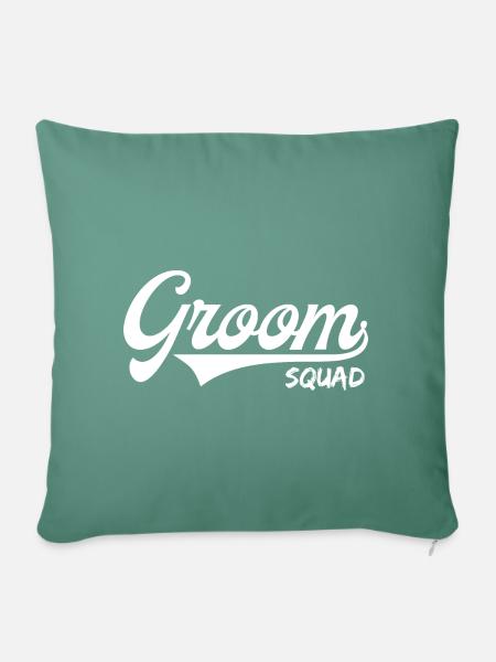 Groom Squad - Sofakissenbezug 45 x 45 cm - Tanngrün