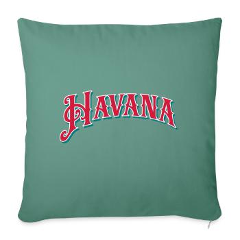 Havana! - Sofa pillowcase 17,3'' x 17,3'' (45 x 45 cm) - cypress green - Front