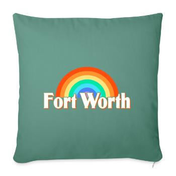 Fort Worth - Sofakissenbezug 45 x 45 cm - Tanngrün - Vorne