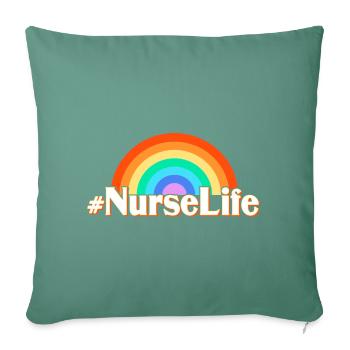 Krankenschwester Nurse Life - Sofakissenbezug 45 x 45 cm - Tanngrün - Vorne