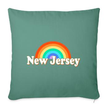 New Jersey - Sofa pillowcase 17,3'' x 17,3'' (45 x 45 cm) - cypress green - Front