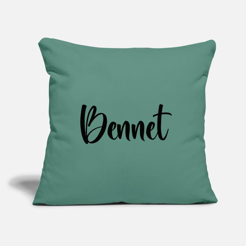 First name - Bennet Sofa pillowcase 17,3'' x 17,3'' (45 x 45 cm)