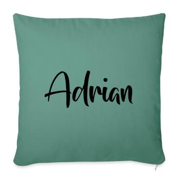 Name - Adrian - Sofa pillowcase 17,3'' x 17,3'' (45 x 45 cm) - cypress green - Front