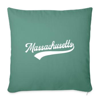Massachusetts - Sofa pillowcase 17,3'' x 17,3'' (45 x 45 cm) - cypress green - Front