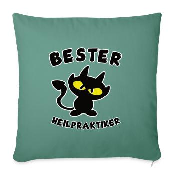 cool best naturopath design - Sofa pillowcase 17,3'' x 17,3'' (45 x 45 cm) - cypress green - Front