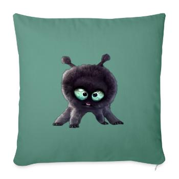 Nightling Fievee, die schöne Kreatur - Sofakissenbezug 45 x 45 cm - Tanngrün - Vorne