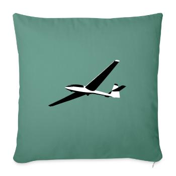 puchacz glider glider glider glider - Sofa pillowcase 17,3'' x 17,3'' (45 x 45 cm) - cypress green - Front
