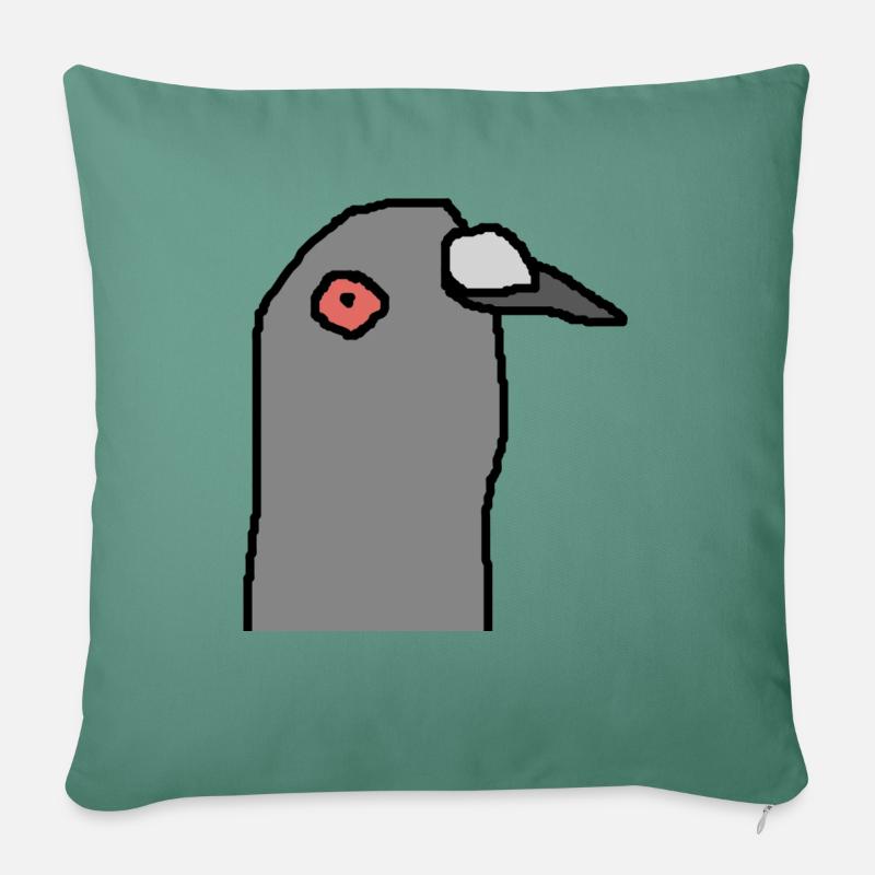 Pigeon - Sofa pillowcase 17,3'' x 17,3'' (45 x 45 cm) - cypress green