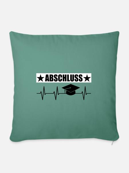 Abschluss - Sofakissenbezug 45 x 45 cm - Tanngrün
