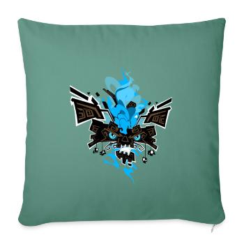 Beau comme un dieu - Housse de coussin décorative 45 x 45 cm - vert sapin - Devant