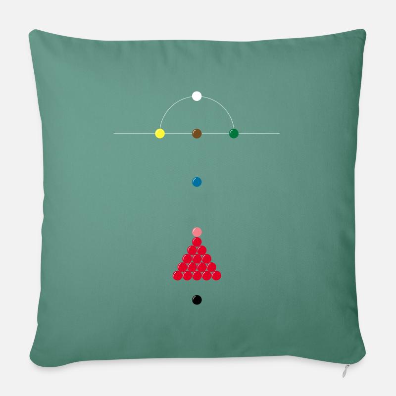Snooker - Sofakissenbezug 45 x 45 cm - Tanngrün