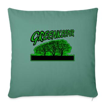 GREENKEEPER - Housse de coussin décorative 45 x 45 cm - vert sapin - Devant