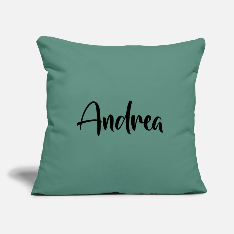 First name - Andrea Sofa pillowcase 17,3'' x 17,3'' (45 x 45 cm)