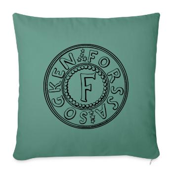 Jaillir - Housse de coussin décorative 45 x 45 cm - vert sapin - Devant