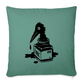 Tuscherabe - Sofa pillowcase 17,3'' x 17,3'' (45 x 45 cm) - cypress green - Front