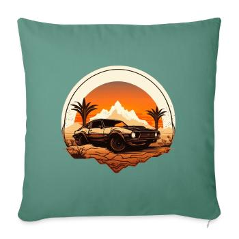 US Muscle Car Gift - Sofa pillowcase 17,3'' x 17,3'' (45 x 45 cm) - cypress green - Front