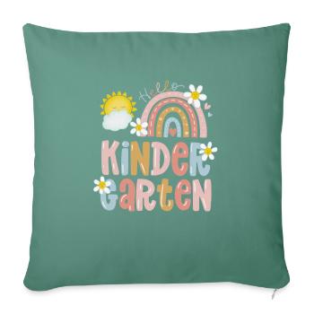 Kindergarten - Sofa pillowcase 17,3'' x 17,3'' (45 x 45 cm) - cypress green - Front
