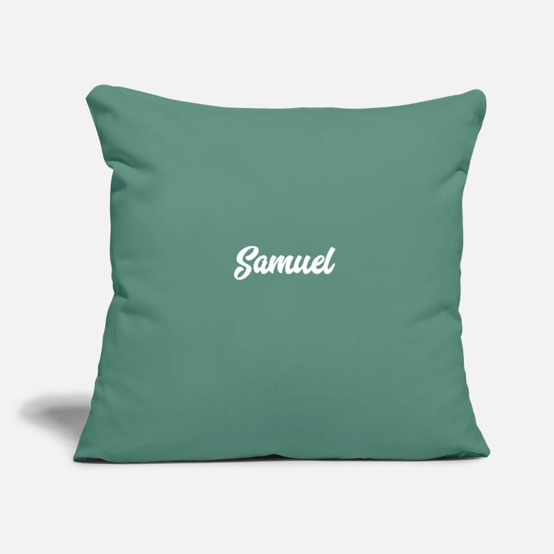 Samuel Custom Text Geburtstagsname Sofakissenbezug 45 x 45 cm
