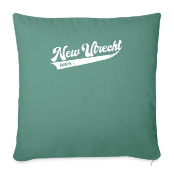 New Utrecht Brooklyn New York City - Housse de coussin décorative 45 x 45 cm - vert sapin - Devant
