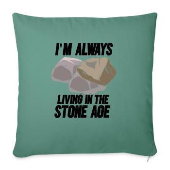 Géologie Géologie Pierres - Housse de coussin décorative 45 x 45 cm - vert sapin - Devant