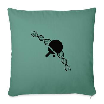 Table tennis players Table tennis bats Table tennis - Sofa pillowcase 17,3'' x 17,3'' (45 x 45 cm) - cypress green - Front