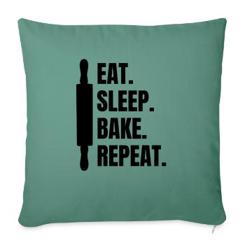 Bakery Confectionery Baking Bakery Confectioner - Sofa pillowcase 17,3'' x 17,3'' (45 x 45 cm) - cypress green - Front