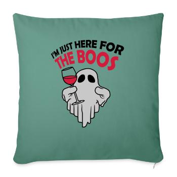 Here for the boos - Sofa pillowcase 17,3'' x 17,3'' (45 x 45 cm) - cypress green - Front