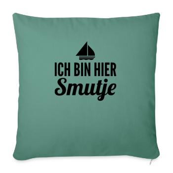 I'm here Smutje - Sofa pillowcase 17,3'' x 17,3'' (45 x 45 cm) - cypress green - Front