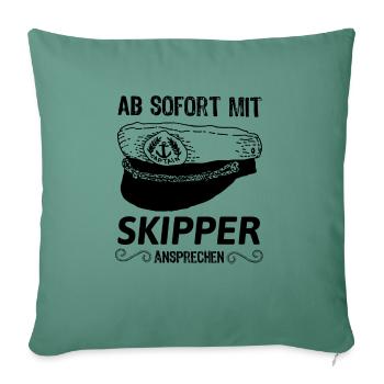 Skipper - Sofakissenbezug 45 x 45 cm - Tanngrün - Vorne