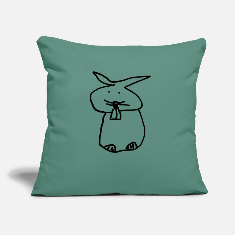 Rabbit Rabbit Sofa pillowcase 17,3'' x 17,3'' (45 x 45 cm)