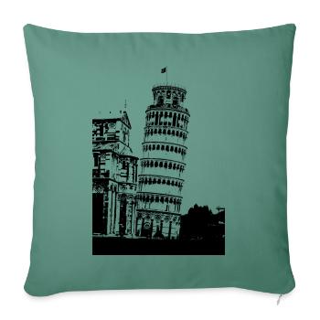 Pisa. - Sofakissenbezug 45 x 45 cm - Tanngrün - Vorne