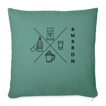 Bombardino - Sofa pillowcase 17,3'' x 17,3'' (45 x 45 cm) - cypress green - Front