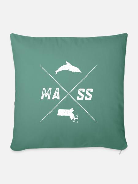 Massachusetts - Sofakissenbezug 45 x 45 cm - Tanngrün
