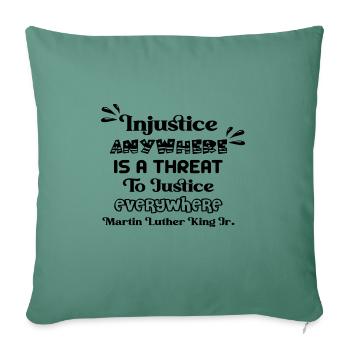 Martin Luther King, Jr. Day - Sofa pillowcase 17,3'' x 17,3'' (45 x 45 cm) - cypress green - Front