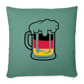 Deutschland Maßkrug - Sofakissenbezug 45 x 45 cm - Tanngrün - Vorne