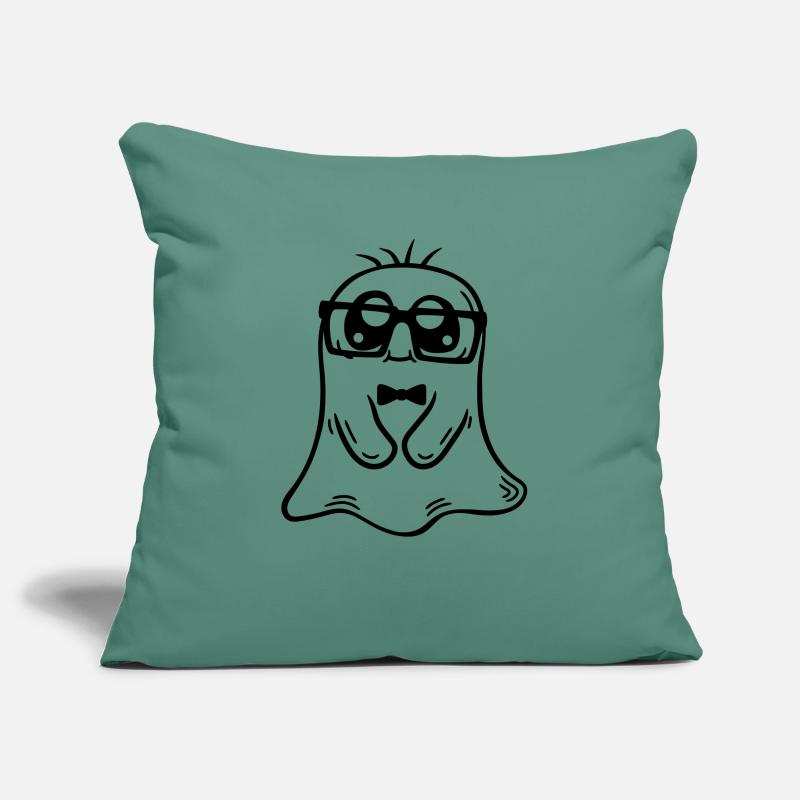 Friendly Nerd Ghost Comic Sofa pillowcase 17,3'' x 17,3'' (45 x 45 cm)