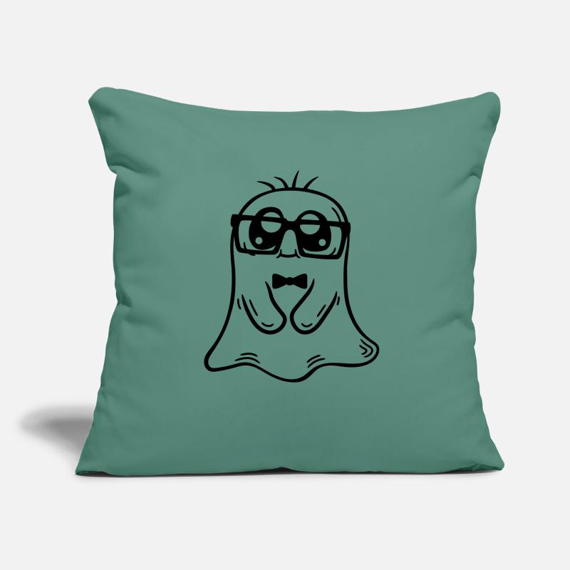 Friendly Nerd Ghost Comic Sofa pillowcase 17,3'' x 17,3'' (45 x 45 cm)