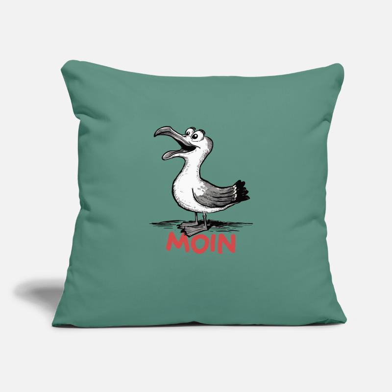 Moin Möwe Sofakissenbezug 45 x 45 cm
