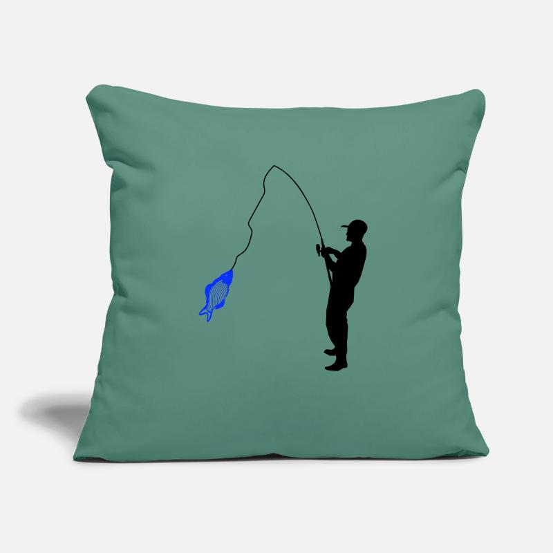Pêcheur Housse de coussin décorative 45 x 45 cm