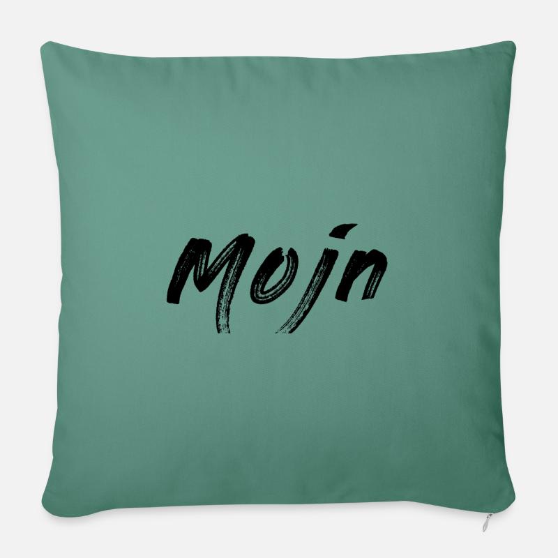 Mojn! - Sofakissenbezug 45 x 45 cm - Tanngrün